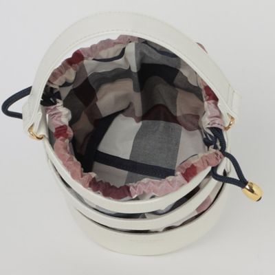 レザーメッシュバケツミニショルダー（５５１６３５１４＿＿）