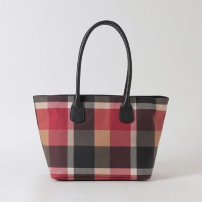 【新品】 ブルーレーベルクレストブリッジ 2way トートバッグ　レッド　赤 新品】 ブルーレーベルクレストブリッジ 2way トートバッグ
