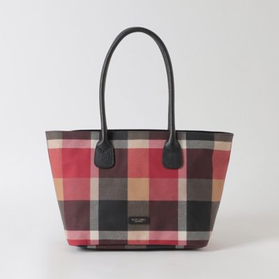 BLUE LABEL CRESTBRIDGE チェック柄トートバッグ クレストブリッジチェックPVCトート（バッグ）｜BLUE LABEL