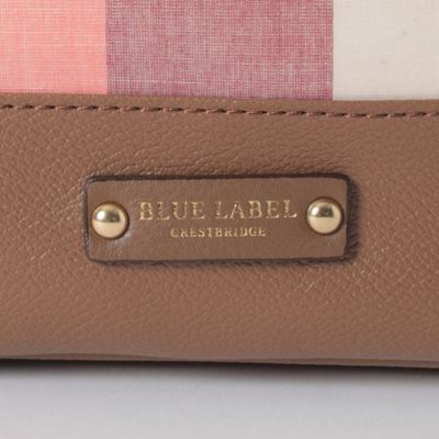 クレストブリッジチェックコットンリネントート（５５１６７５１７＿＿）