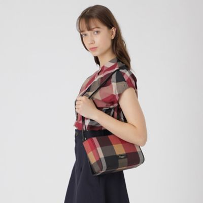 ☆最終お値下げ☆クレストブリッジチェックミニショルダー クレストブリッジチェックPVCミニショルダー