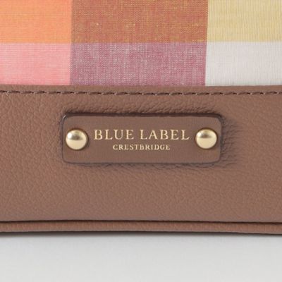 クレストブリッジチェックコットンリネンミニトート（５５１６８５１７＿＿）