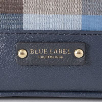 クレストブリッジチェックコットンリネンミニトート（５５１６８５１７＿＿）