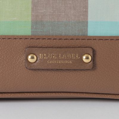 クレストブリッジチェックコットンリネンミニトート（５５１６８５１７＿＿）
