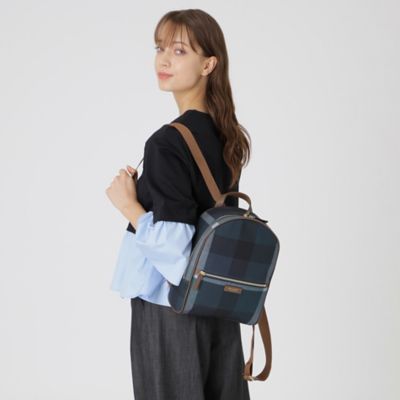 BLUE LABEL CRESTBRIDGE リュック クレストブリッジチェックPVCバックパック（バッグ）｜BLUE