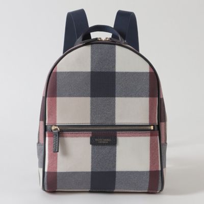 BLUE LABEL クレストブリッジブリッジチェックPVCバッグパック クレストブリッジチェックPVCバックパック（バッグ）｜BLUE