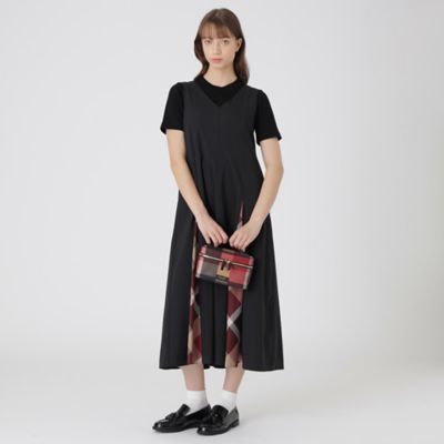 クレストブリッジチェックPVCバニティショルダー