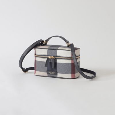 クレストブリッジチェックPVCバニティショルダー