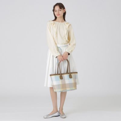 クレストブリッジチェックＰＶＣトート（５５１７３５０７＿＿）