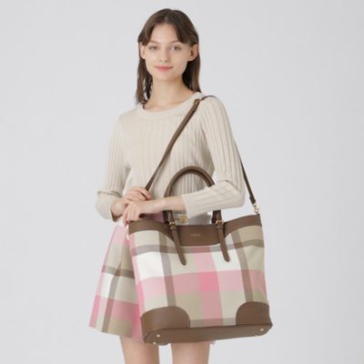 ≪１０％ＯＦＦ対象外≫【一部店舗限定】クレストブリッジチェックツィードトート（５５１７４５２８＿＿）