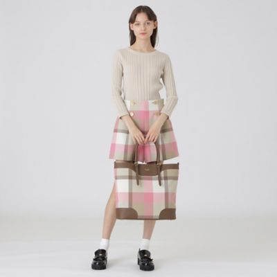 ≪１０％ＯＦＦ対象外≫【一部店舗限定】クレストブリッジチェックツィードトート（５５１７４５２８＿＿）