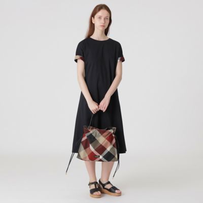 クレストブリッジチェックギャザーバッグ（55175534＿＿