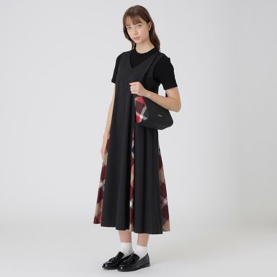 パーシャルクレストブリッジチェックPVCミニショルダー