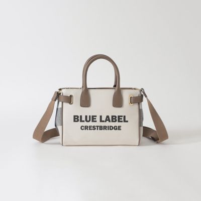 値下げ！オススメ！美品！BLUELABELCRESTBRIDGEトートバック✨ ロゴプリントトート（バッグ）｜BLUE LABEL CRESTBRIDGE(ブルー