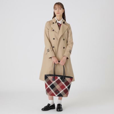 クレストブリッジチェックカルゼトートバッグ