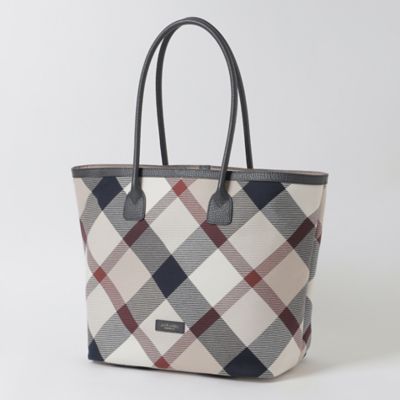 クレストブリッジチェックカルゼトートバッグ