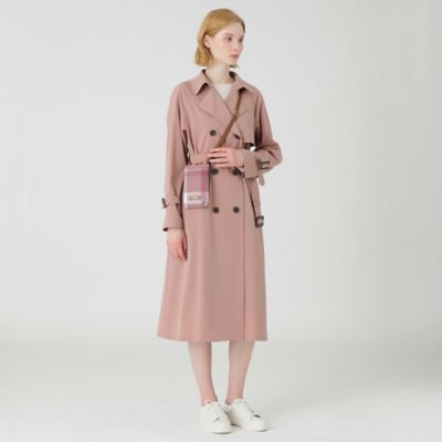 パーシャルクレストブリッジチェックＰＶＣスマホポシェット（５５２０４１１４＿＿）