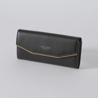 ＜BLUE LABEL CRESTBRIDGE (Women)＞レザーメタルライン長財布（５５２０４２１０＿＿）