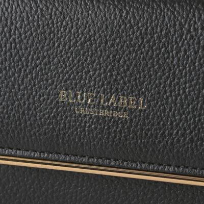 BLUE LABEL CRESTBRIDGE 長財布 ブラック ブルーレーベルクレストブリッジ BLUE LABEL CRESTBRIDGE 【一部店舗