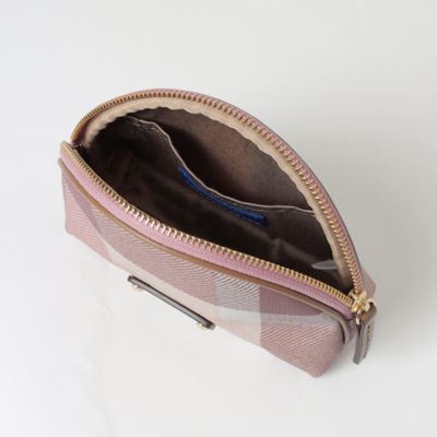 クレストブリッジチェックＰＶＣポーチ（５５２０５２１４＿＿）