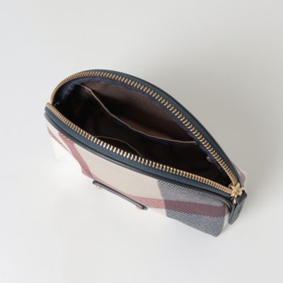 クレストブリッジチェックＰＶＣポーチ（５５２０５２１４＿＿）