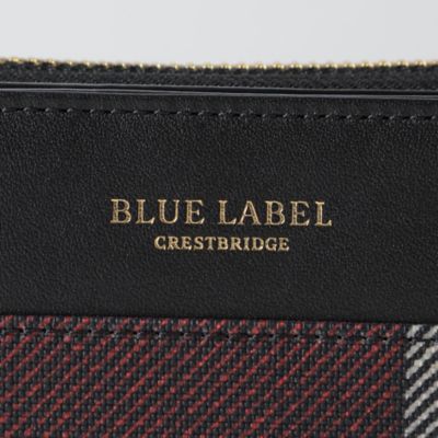 クレストブリッジチェックPVC二つ折り財布