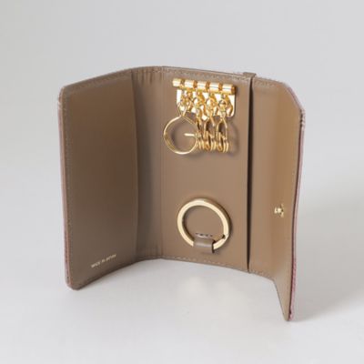 クレストブリッジチェックPVCキーケース