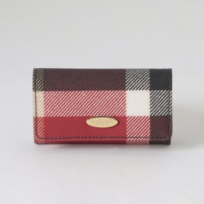 ✨希少カラー✨ブルーレーベル クレストブリッジチェック PVCキーケース ブルーレーベルクレストブリッジ BLUE LABEL CRESTBRIDGE