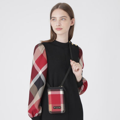 BLUE LABEL CRESTBRIDGE - ブルーレーベル　クレストブリッジチェックスマホポシェット クレストブリッジチェックモバイルポシェット（ウォレット
