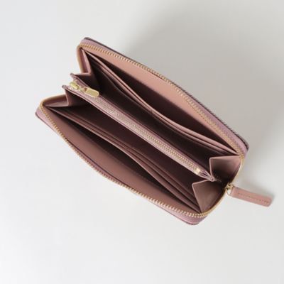 パーシャルクレストブリッジチェックＰＶＣ長財布（５５２０８２１５＿＿）