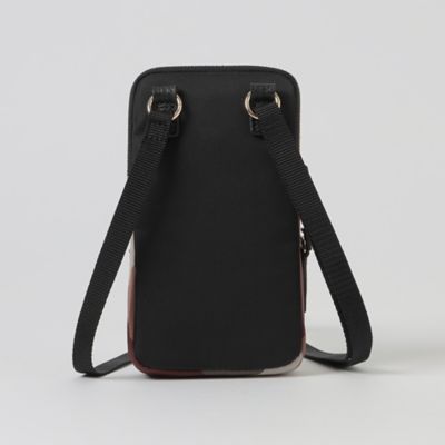 パーシャルクレストブリッジチェックスマホポシェット（５５２１１４１２＿＿）