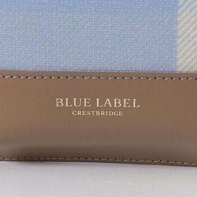 クレストブリッジチェックＰＶＣスマホポシェット（５５２１３４２１＿＿）