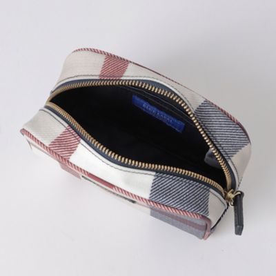 値下げ‼️美品✨️ブルーレーベル BLUE LABEL チェック柄ポーチ BLUE LABEL CRESTBRIDGE（ブルーレーベルクレストブリッジ）の