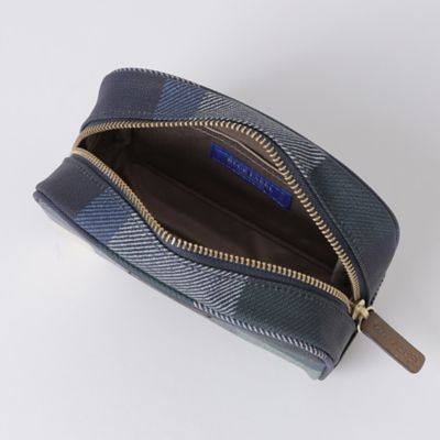 クレストブリッジチェックPVCポーチ（55215421＿＿