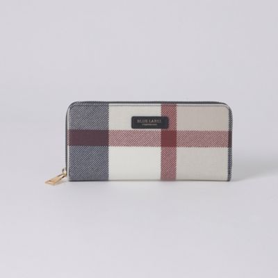 クレストブリッジチェックＰＶＣ長財布（５５２１６４２１＿＿）