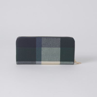 クレストブリッジチェックＰＶＣ長財布（５５２１６４２１＿＿）