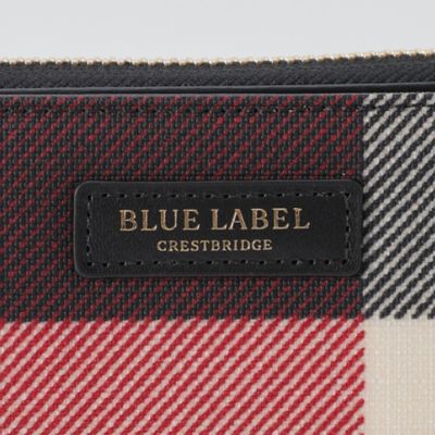 クレストブリッジチェックＰＶＣ二つ折り財布（５５２１７４２１＿＿）