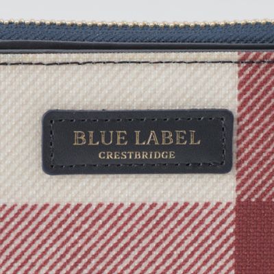 クレストブリッジチェックＰＶＣ二つ折り財布（５５２１７４２１＿＿）