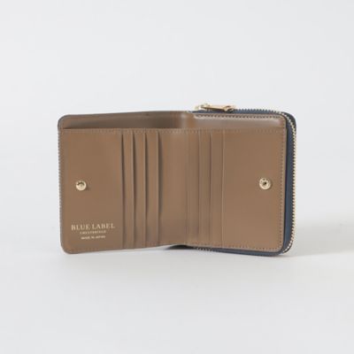 クレストブリッジチェックＰＶＣ二つ折り財布（５５２１７４２１＿＿）