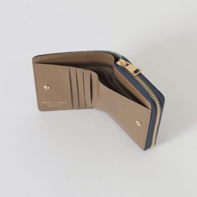 クレストブリッジチェックＰＶＣ二つ折り財布（５５２１７４２１＿＿）