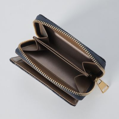 クレストブリッジチェックＰＶＣ二つ折り財布（５５２１７４２１＿＿）