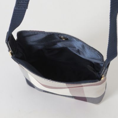 クレストブリッジチェックモバイルポシェット（５５２３０５０６＿＿）