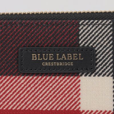クレストブリッジチェックＰＶＣ長財布（５５２３３５０７＿＿）