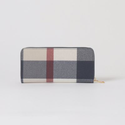 クレストブリッジチェックＰＶＣ長財布（５５２３３５０７＿＿）
