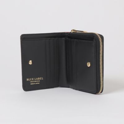クレストブリッジチェックＰＶＣ二つ折り財布（５５２３４５０７＿＿）
