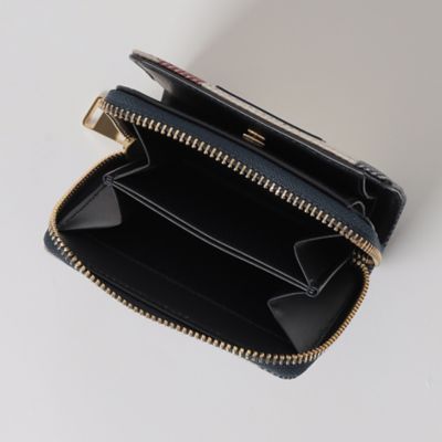 クレストブリッジチェックＰＶＣ二つ折り財布（５５２３４５０７＿＿）