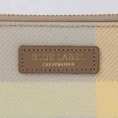 クレストブリッジチェックＰＶＣ二つ折り財布（５５２３４５０７＿＿）