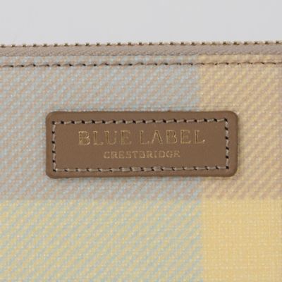 クレストブリッジチェックＰＶＣ長財布（５５２３７５０７＿＿）