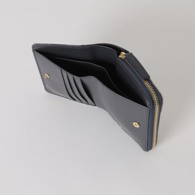 クレストブリッジチェックPVC二つ折り財布