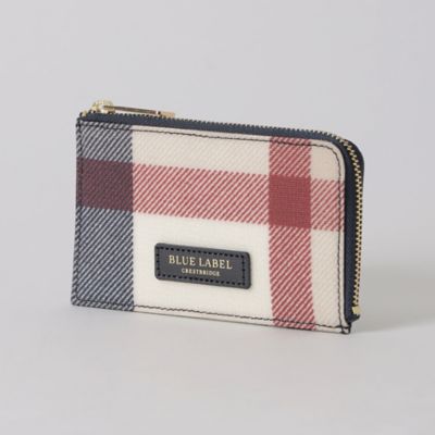 BLUE LABEL CRESTBRIDGE (Women)/ブルーレーベル・クレストブリッジ クレストブリッジチェックPVCカードケース(55273622__) ベージュ42L 名刺入れ【三越伊勢丹/公式】